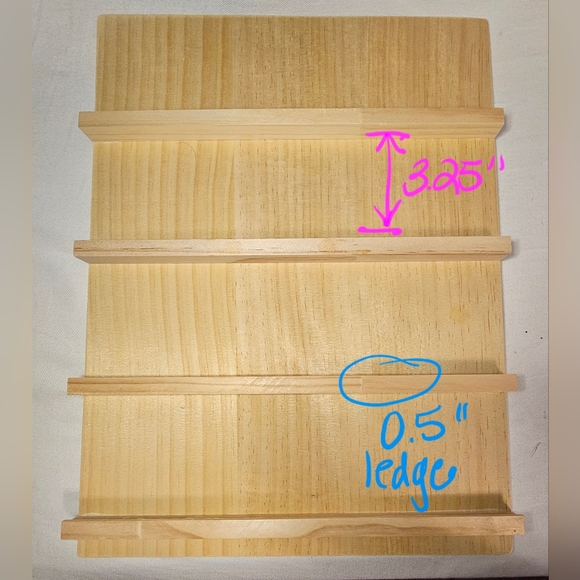 Display for Earrings Wooden EUC - Picture 3 of 4